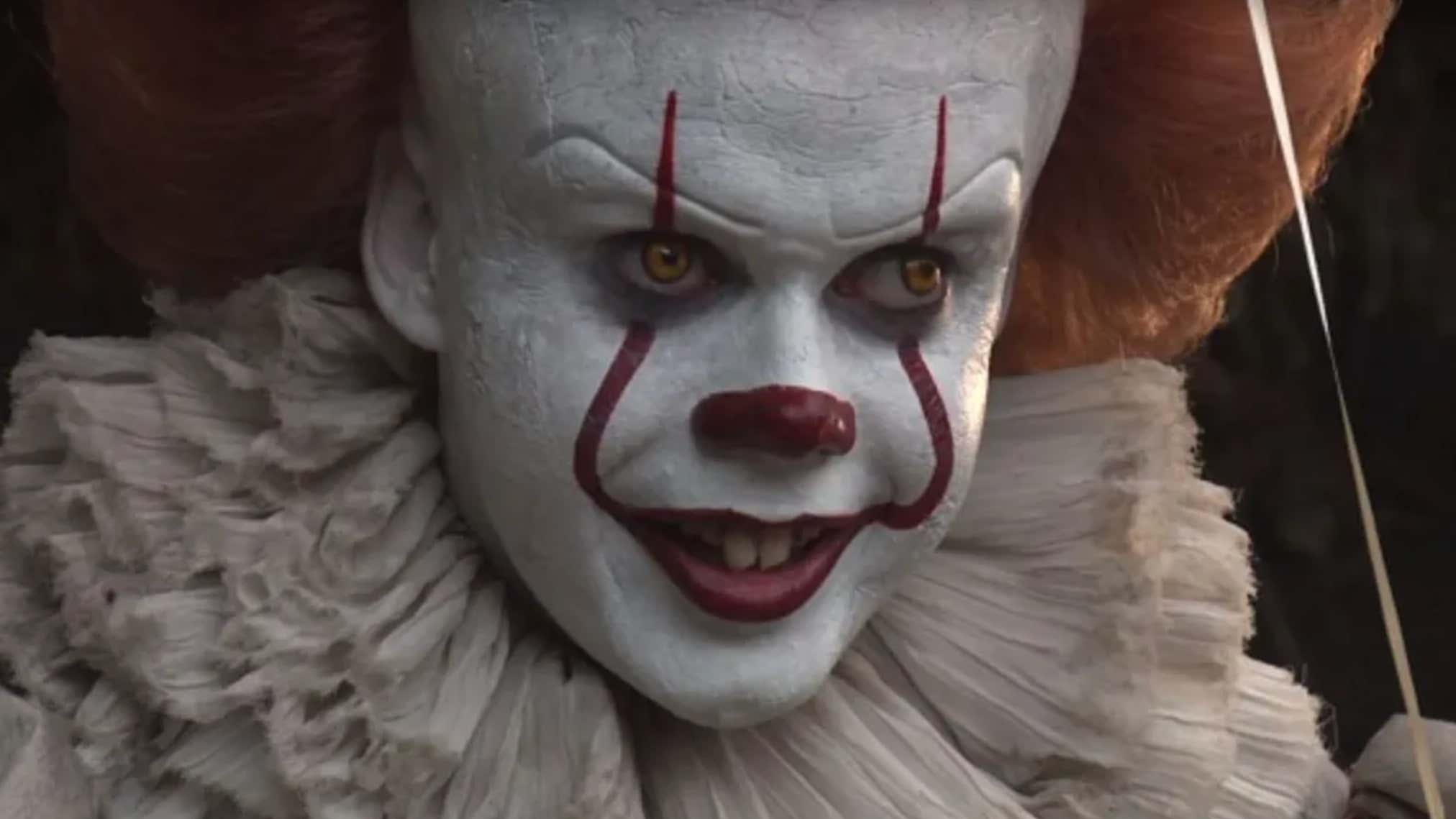 Bill Skarsgård plays Pennywise in 